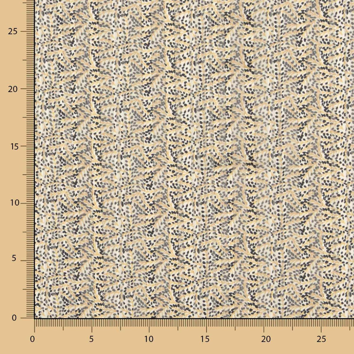 Beige gesprenkelte Lurexgaze - Ribes y Casals