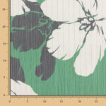 Lurex Gaze Maxi Blume Grün - Ribes y Casals