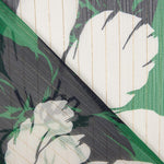 Lurex Gaze Maxi Blume Grün - Ribes y Casals