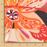 Polyester-Gaze Maxiflower Orange - Ribes y Casals
