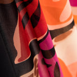 Polyester-Gaze Maxiflower Orange - Ribes y Casals