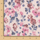Hellrosa Blumen-Lurex-Gaze - Ribes y Casals