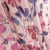 Hellrosa Blumen-Lurex-Gaze - Ribes y Casals