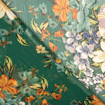 Polyester Gaze Grün Gartenblume - Ribes y Casals