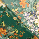 Polyester Gaze Grün Gartenblume - Ribes y Casals