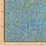 Bambula Polyester Blumen Blau - Ribes y Casals