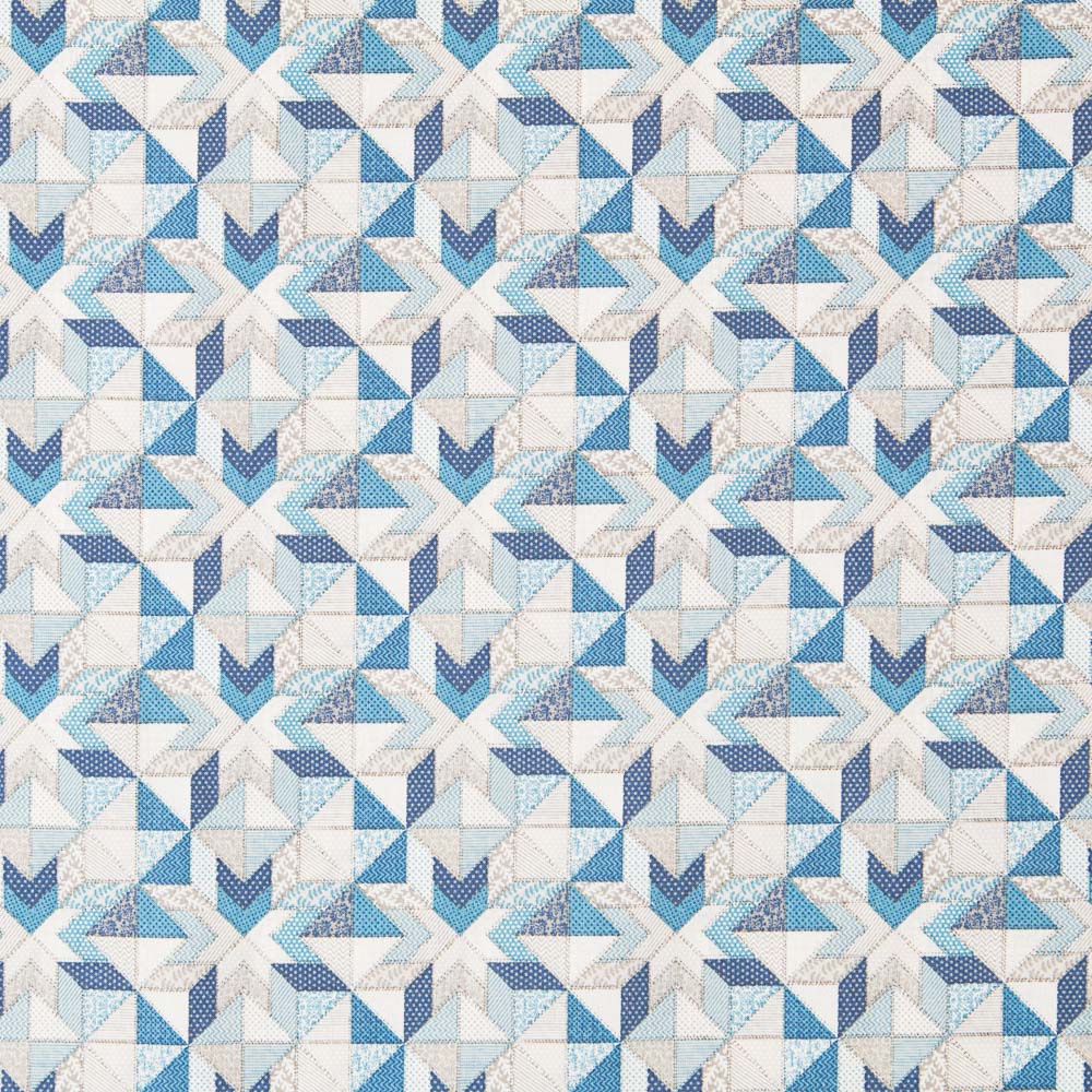 Baumwolle Patchwork Star Blau - Ribes y Casals