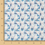 Baumwolle Patchwork Star Blau - Ribes y Casals