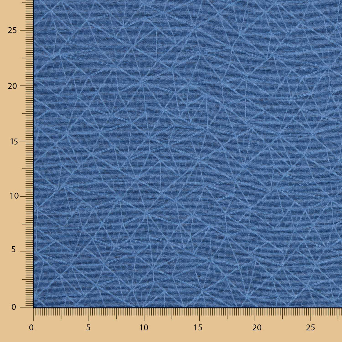 Polyester Jacquard Blau - Ribes y Casals