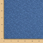 Polyester Jacquard Blau - Ribes y Casals