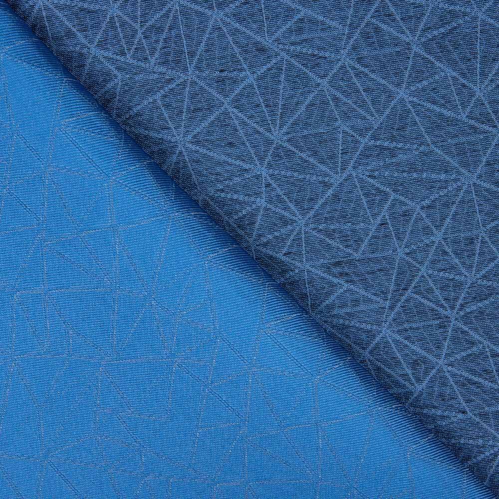 Polyester Jacquard Blau - Ribes y Casals