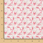 Baumwolle Patchwork Star Rot - Ribes y Casals