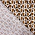 Geometrische Baumwoll-Popeline braun Geometrisch braun - Ribes y Casals