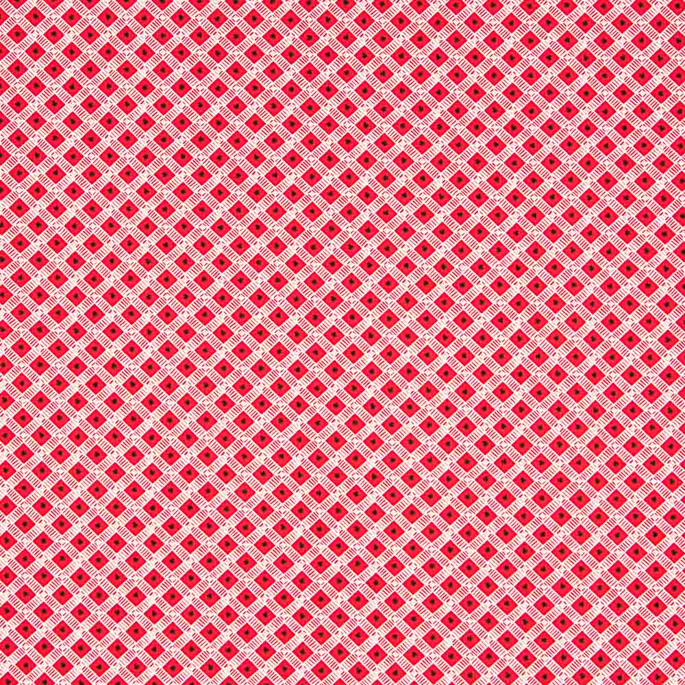 Amerikanischer geometrischer roter Aufnäher - Ribes y Casals