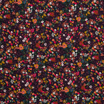 Stoff Georgette Garten Granate - Ribes y Casals