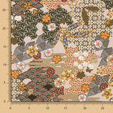 Viskose Popeline Aufnäher Beige - Ribes y Casals