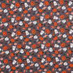 Oeko-Tex® Halloween-Popeline Kürbisgespenst Grau - Ribes y Casals