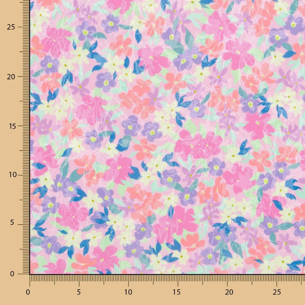 Jacquard Polyester Garten Rosa - Ribes y Casals