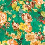 Cretonero Grüner Jacquard-Satin - Ribes y Casals