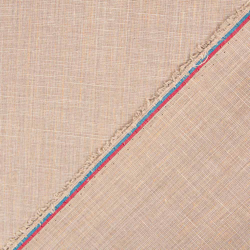 Reststück Anzugstoff Ramie Beige Vigoré – Verschiedene Maße x Breite 140 cm - Ribes y Casals
