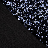 Marineblauer Pailletten-Samt - Ribes y Casals