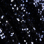 Marineblauer Pailletten-Samt - Ribes y Casals
