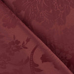 Granatfarbener Jacquard-Leinwand-Stoff - Ribes y Casals
