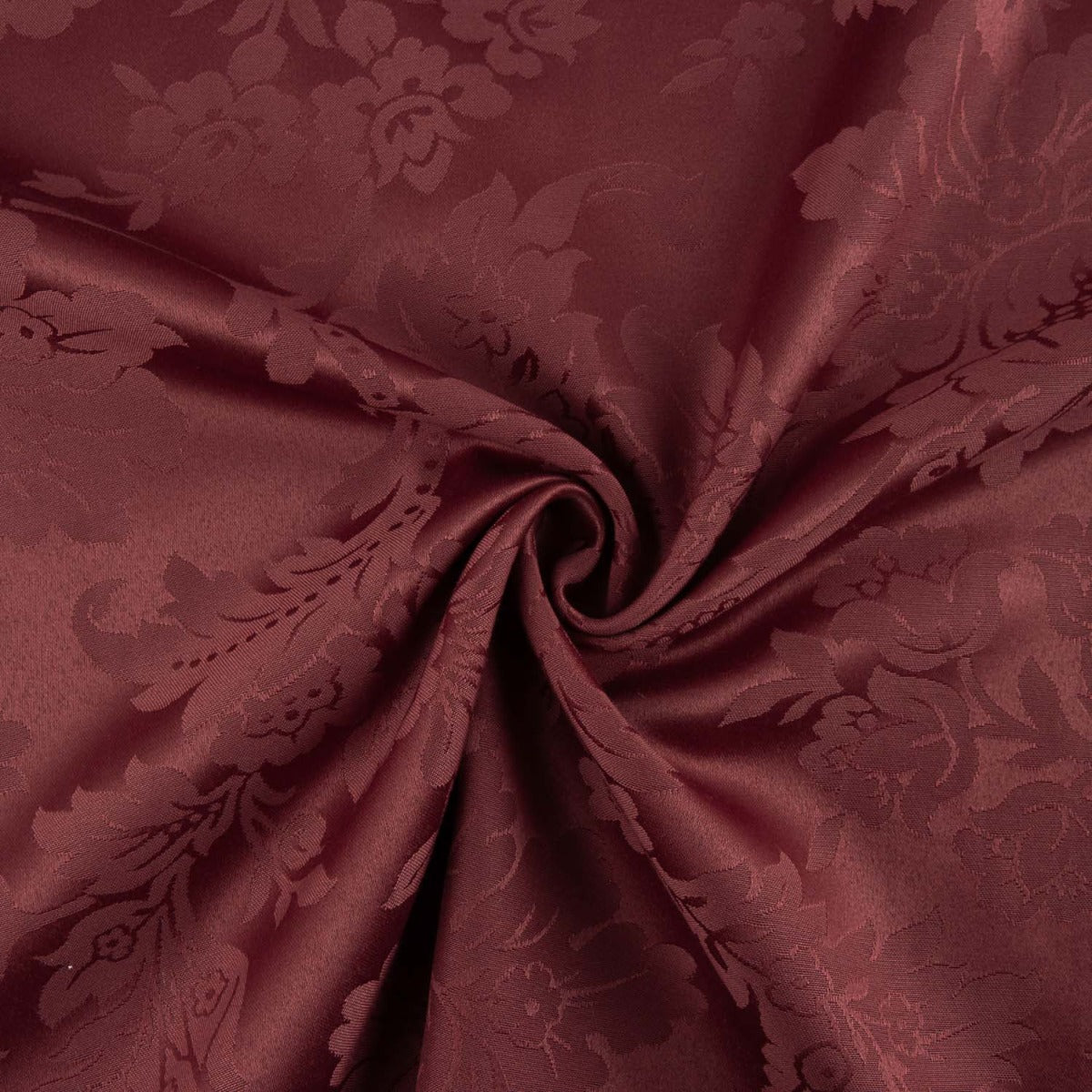 Granatfarbener Jacquard-Leinwand-Stoff - Ribes y Casals
