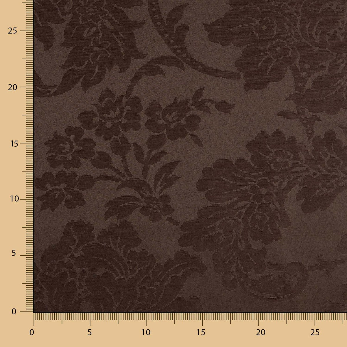Canvas-Jacquard-Gewebe Braun - Ribes y Casals