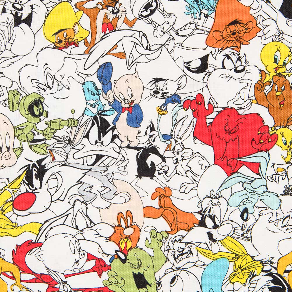 Looney Tunes Gossamer Popeline - Ribes y Casals