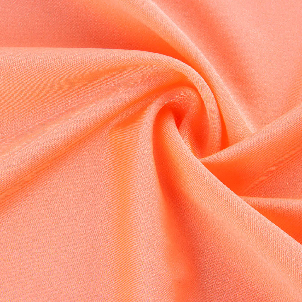 Lycra-Stoffrest, glänzend, lachsfarben – verschiedene Maße x Breite 150 cm - Ribes y Casals