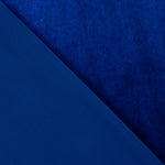 Blauer Samt-Lycra-Samt-Stoff - Ribes y Casals