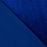 Blauer Samt-Lycra-Samt-Stoff - Ribes y Casals