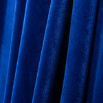 Blauer Samt-Lycra-Samt-Stoff - Ribes y Casals