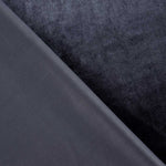Dunkelgrauer Samt-Lycra-Samt-Stoff - Ribes y Casals
