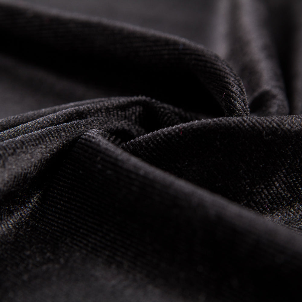 Stoff Lycra Samt Schwarz - Ribes y Casals