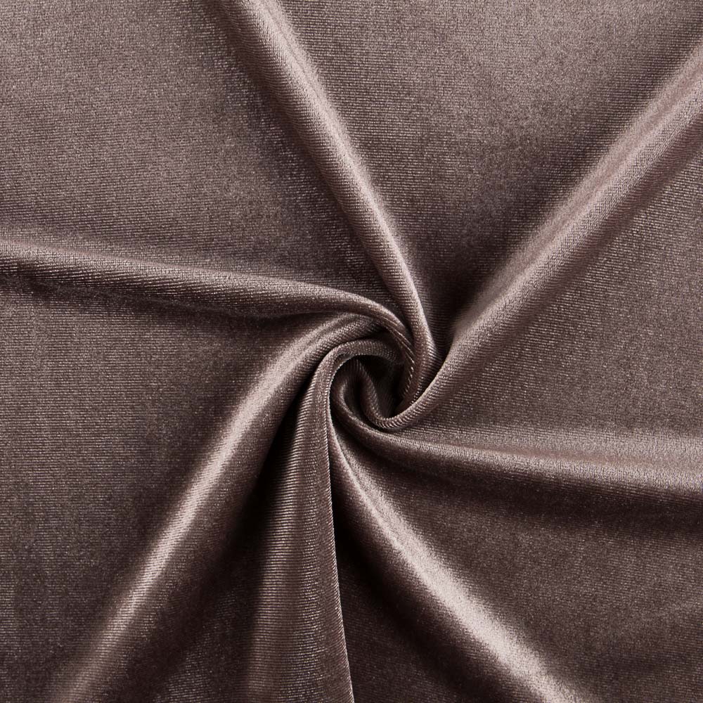 Stoff Lycra Samt Taupe - Ribes y Casals