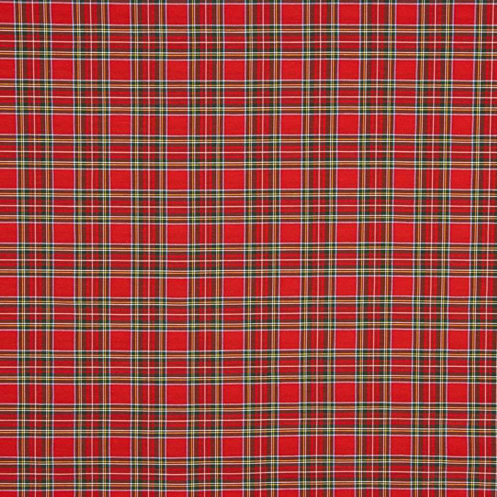 Tartan Weihnachten Tischtuch Tartan Mini Rot - Ribes y Casals
