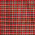 Tartan Tischtuch Retal Mini Rot Lurex - Breite 320 cm - Ribes y Casals