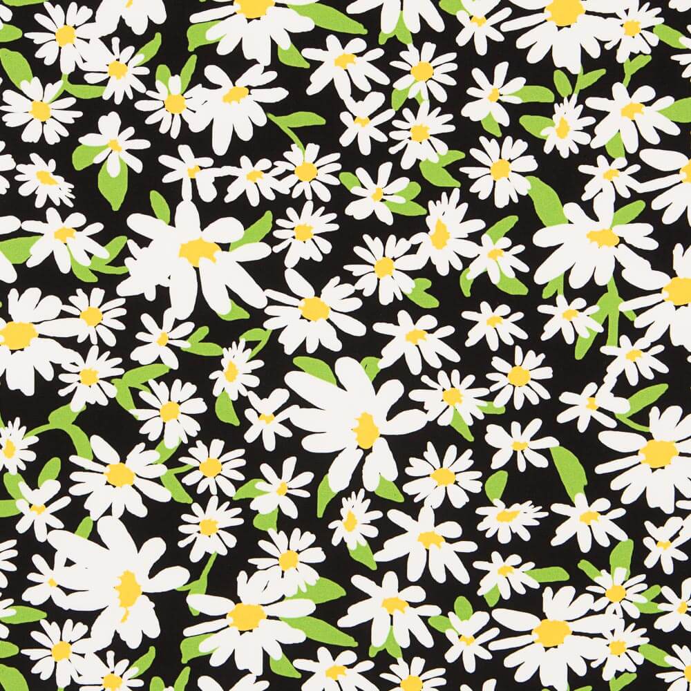 Viskose Schwarze Gänseblümchen - Ribes y Casals