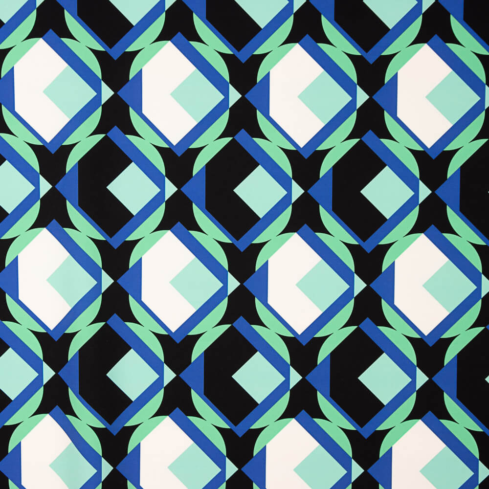 Geometrisch Lila Bielastic - Ribes y Casals