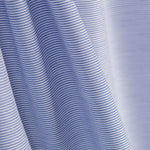 Popeline Elasthan Baumwolle Baumwolle Thousand Stripes Blau - Ribes y Casals