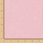 Vichy Cotton Mini Rot gestreift - Ribes y Casals