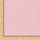 Vichy Cotton Mini Rot gestreift - Ribes y Casals