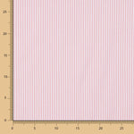 Baumwolle Vichy-Streifen Mini Rosa - Ribes y Casals