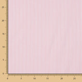 Baumwolle Vichy-Streifen Mini Rosa - Ribes y Casals