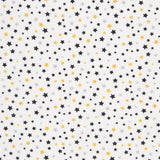 Multi Stars Schwarze Popeline - Ribes y Casals