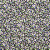 Flache Spandex Blumen Mauve - Ribes y Casals