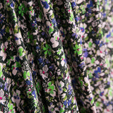 Flache Spandex Blumen Mauve - Ribes y Casals