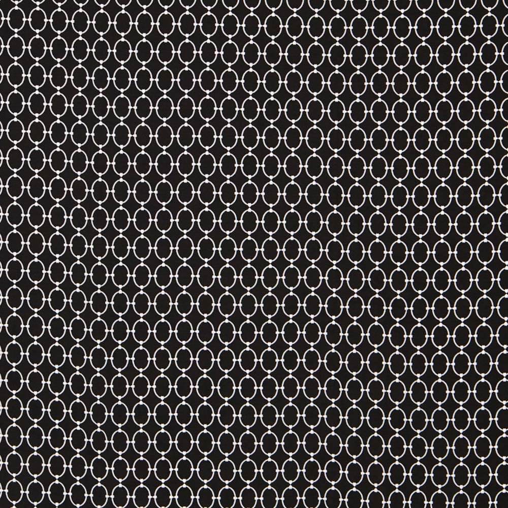Viskose-Popeline Cadenas Schwarz - Ribes y Casals